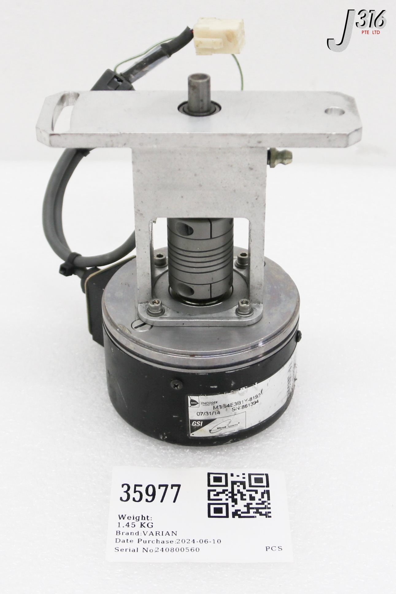 35977 VARIAN ENCODER/RESOLVER ASSY, M35-4E3B1Y-8192, E17202091